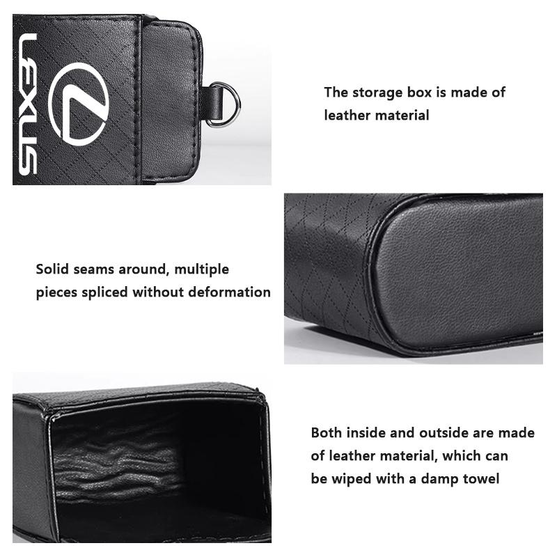 Car Interior Air Vent Storage Box Mini Phone Waste Storage Case For Lexus UX250h RX450h RX300 GX470 CT200h RX400h NX300h RX350 AFH1
