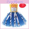 Toy Story Buzz Lightyear Toddler Girl Cosplay Dress With Tulle Skirt For Halloween Party