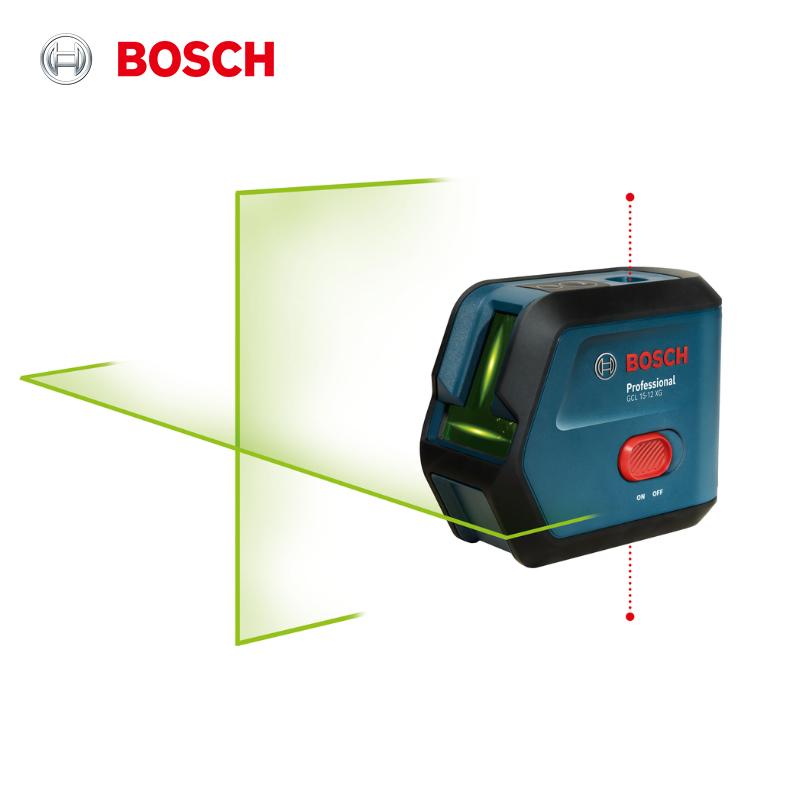 Bosch Laser Level GCL 15-12 XG Combination Dot and Line Green Beam Laser Level