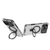 Hybrydowa obudowa z magnesem do iPhone'a 17 Air 16 15 14 Plus 13 12 11 Pro Max, metalowy uchwyt magnetyczny, półprzezroczysty, matowy