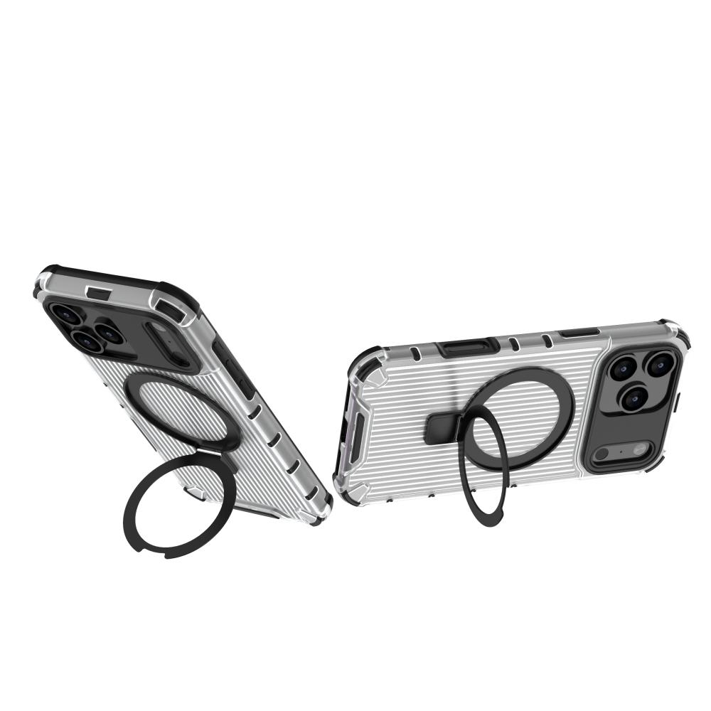 Hybrydowa obudowa z magnesem do iPhone'a 17 Air 16 15 14 Plus 13 12 11 Pro Max, metalowy uchwyt magnetyczny, półprzezroczysty, matowy