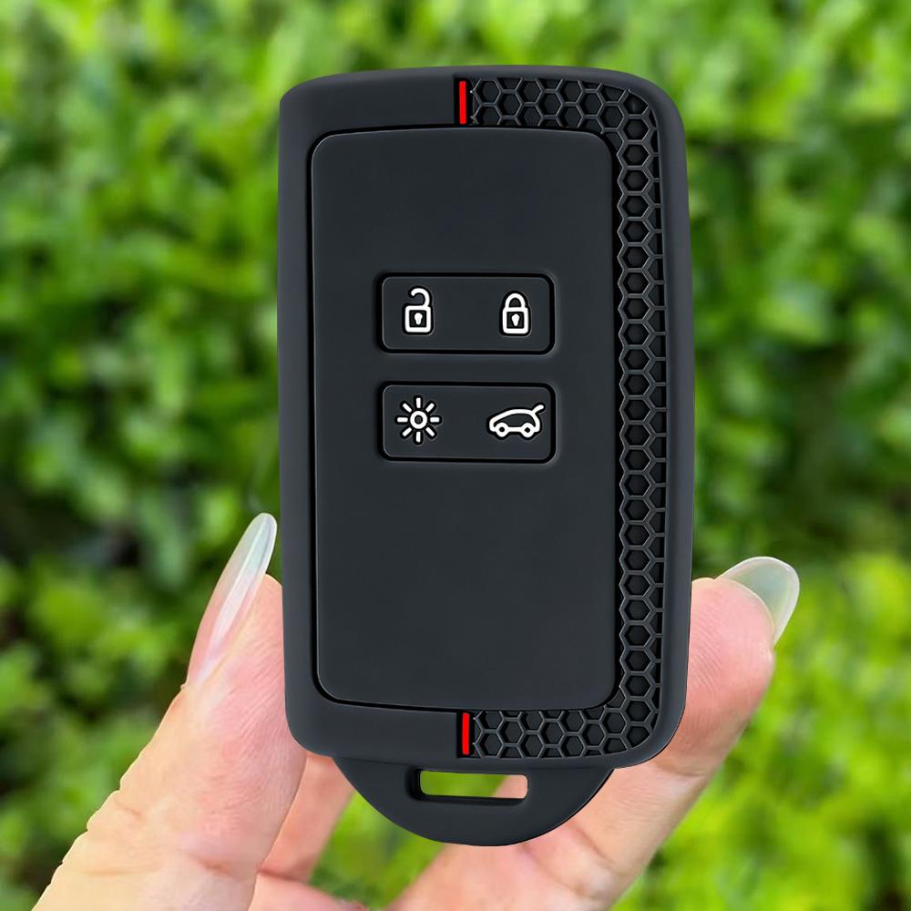 

Чехол для автомобильного ключа-карты Shell Fob для Renault Koleos Captur Megane Clio Scenic Talisman Arkana для Dacia Sandero Аксессуары красный