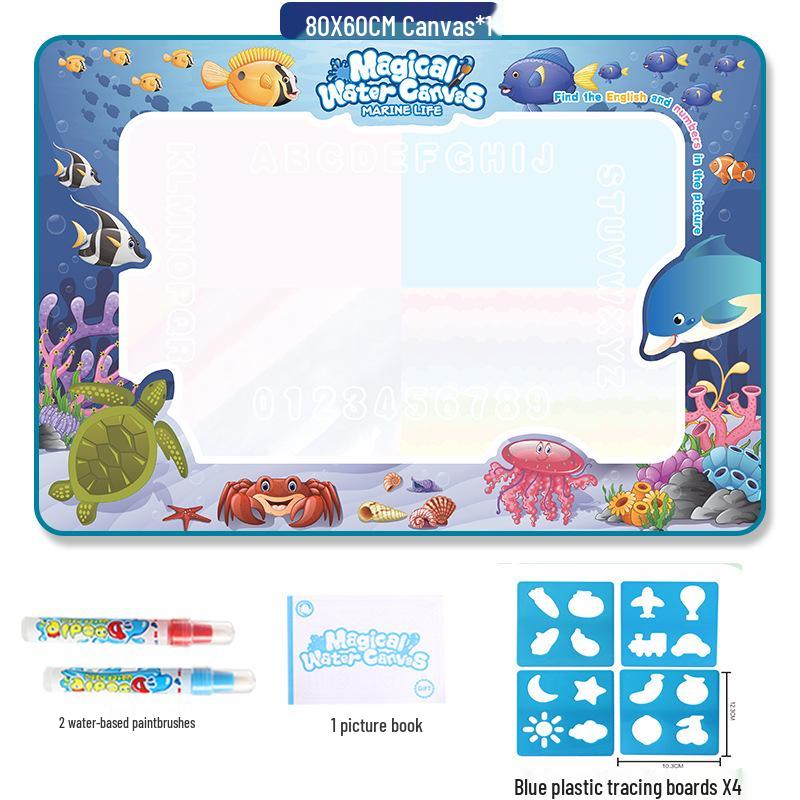 Magic Water Canvas: Children's Colorful Doodle Mat & Drawing Board