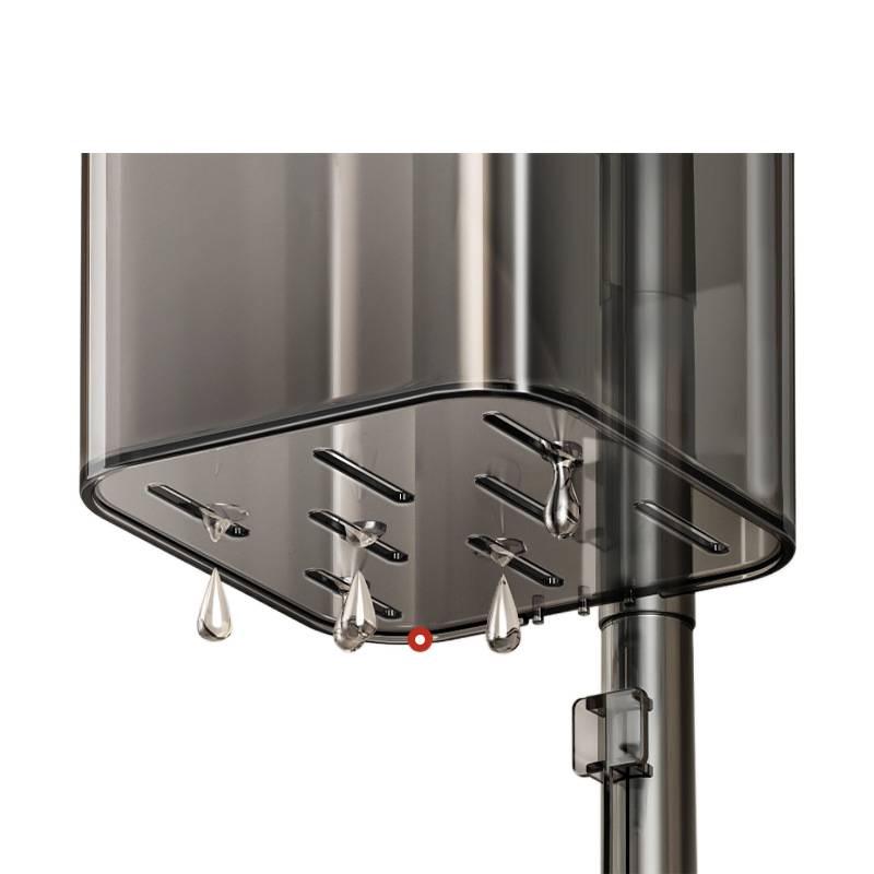 Punch-Free Wall-Mounted Kitchen Storage Basket for Onion, Ginger & Garlic