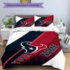Houston Texans Fan Gear Custom Name Text Print 1Pc Bedding Set Duvet Cover With Two Pillowcases Soft Bed Linen For Household Bedroom