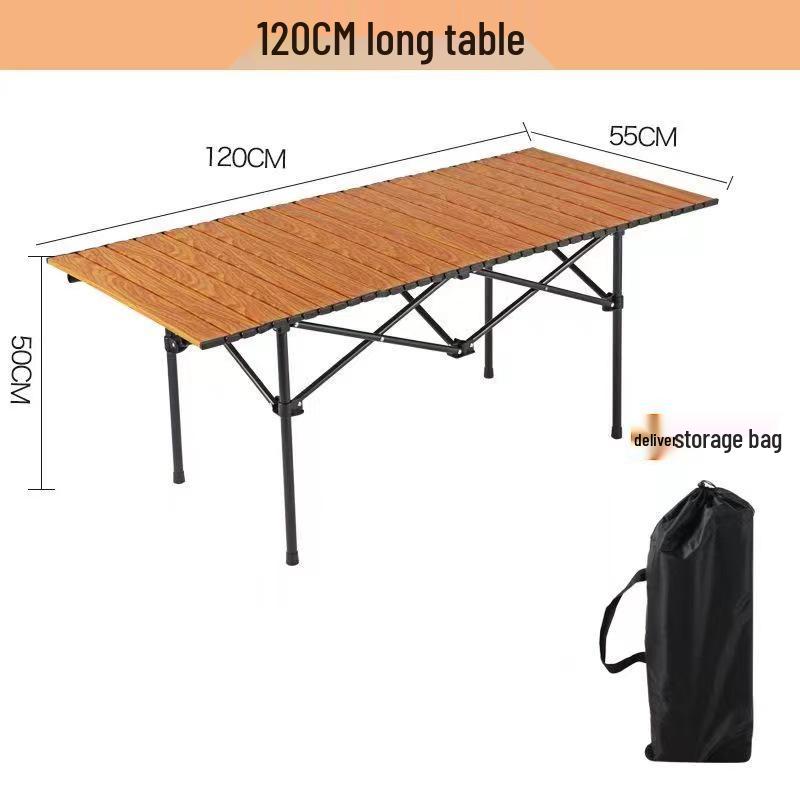 Verstellbarer Outdoor-Klapptisch für Grillen, Picknick und All-Terrain-Einsatz