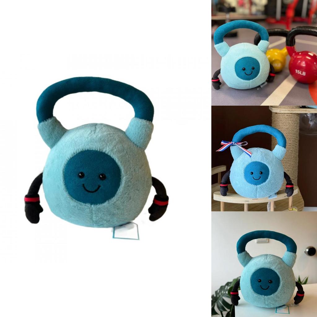 Amuseables Jellycat Workout Kettlebell Plush Toy With Soft Short Plush For Gifting And Collecting