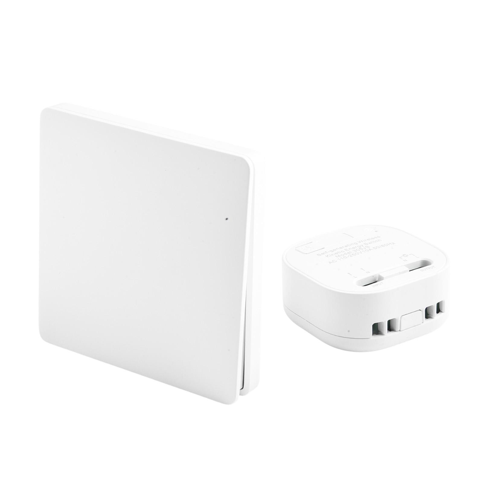 Настенный выключатель Выключатель света Без батареек IP44 Водонепроницаемый Пульт дистанционного управления Самопитающийся Беспроводной Бытовой Гостиная