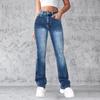 Vintage Spice Jeans Women's Skinny Slim High Stretch Flared Pants