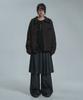 MOO Contrast Collar Knit Cardigan - Brown