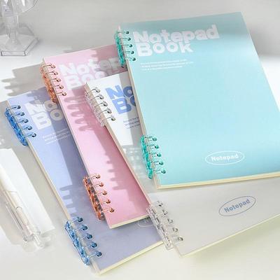 A5 Herausnehmbares Loseblatt-Notizbuch mit horizontalen Linien - Kratzfestes, schlichtes Studentendesign