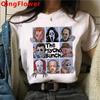 Chucky Harajuku Funny Cartoon Horror T Shirt Women Harajuku Ullzang Graphic T-shirt Vintage Anime Unisex Tshirt Fashion Top Tees FeUnisex