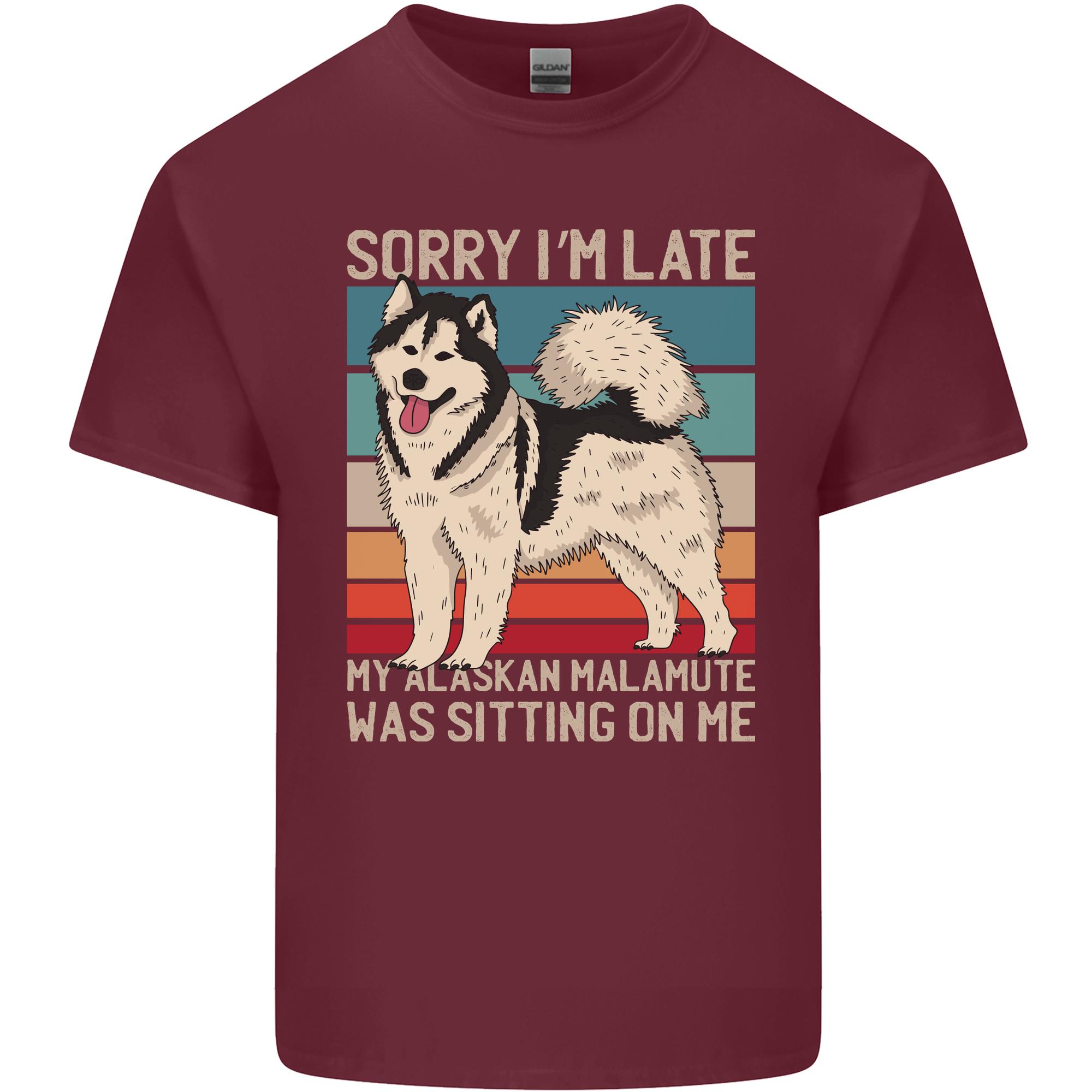 Alaskan Dog Sorry Im Late Unisexs Light Cotton TShirt S