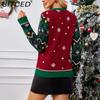 BITCED Christmas-themed Pullover Sweater with Halloween Costume Christmas Sweater