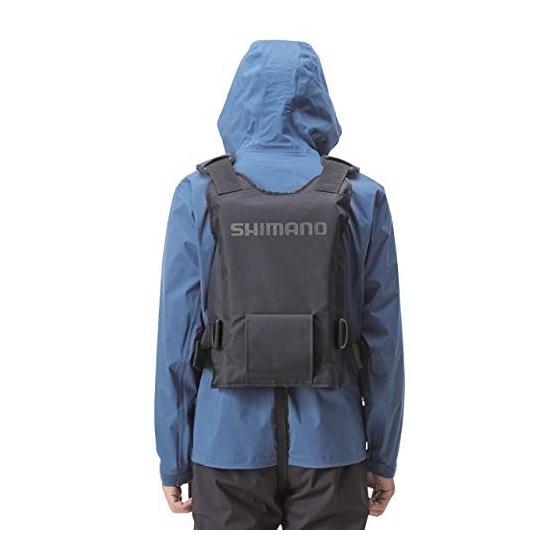 Used New [Shimano] Fishing Wear Fixed Floating Vest Rock Shore Vest VF-029U Black 0 Rock Shore Rock Sea Saltwater