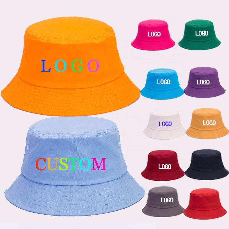 MOTE-ZA203 Hat Bulk Logo Reversible Bucket Hats Custom Summer Black Bucket Hat Reversible Embroidery Printing