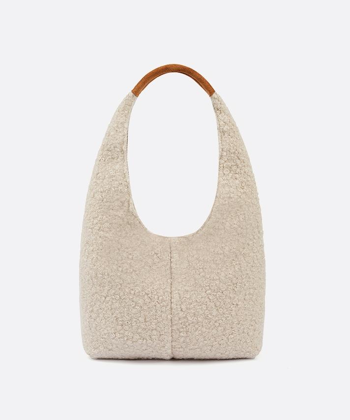 Fasciera Teddy Fur Mini Hobo Bag (S)_Tpieces02