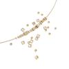 14K Gold Filled Color-Retaining Square Flat Beading Spacers for DIY Jewelry Bracelet Necklace Accessories