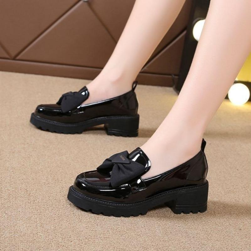Fashion Woman's Mary Jane Single Shoes Spring New Sweet Girl JK Small Leather Shoes Loafers Summer Female Increasing Pumps Zapatos Mujer