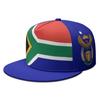 Sudafrica Nome Numero Personalizzato Logo Cappellino a Visiera Piatta Bandiera Nazionale Za Afrikaans Olandese Paese Stampa Universitaria Foto Cappello Hip-hop