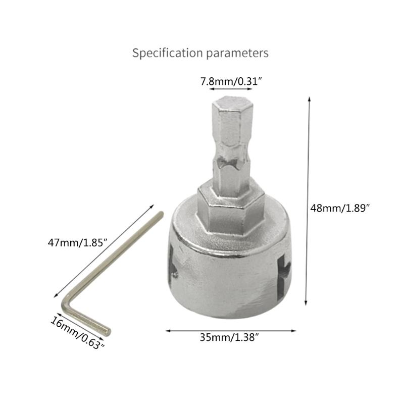 Hex Handle Deburr Drills Bit High Hardness 3-22mm Chamfer Deburring Tool Wear-resistant Alloy Steel for Woodworking
