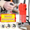 1200W 35000rpm Woodworking Electric Trimmer Wood Milling Engraving Slotting Trimming Machine Hand Carving Machine Wood Router