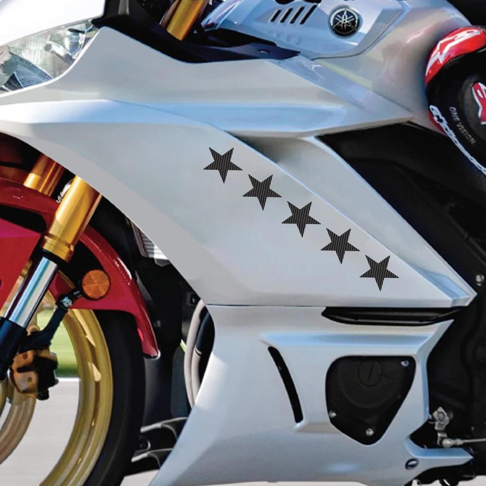 Car Sticker Five Star Decorate Decals Vinyl Anti-Scratches Waterproof For Car Window Side Body Motorcycle Helmet Laptop Decor