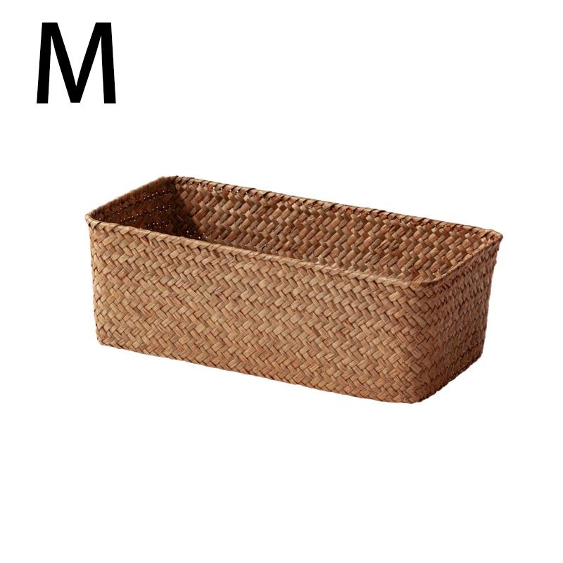 Storage Basket Handmade Woven Willow Storage Basket For Clothes Cosmetic Stationery Hairpins Jewelry Accessories