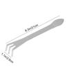 3-Prong Bonsai Rake Stainless Steel Root Rake with Spatula Soil Loosening Pressing Prying Tool for Bonsai Tree Potted Plants