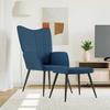 VidaXL Relaxation Chair and Stool Armchair with Footrest Living Room Chair Home Interior 327956