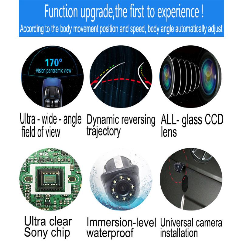 7" HD Car Multimedia Player 2DIN Touch Screen Auto Stereo MP5 Bluetooth USB TF FM Player with Dynamic Track Camera