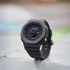 G-Shock City Battle Casual Fashion Trend Shockproof Waterproof Quartz Movement Resin Strap Watch Men watches Black GA-2100VB-1APR