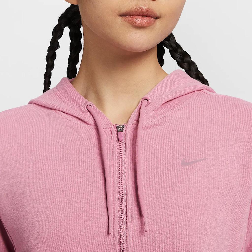 Nike Dri-Fit One Soft Quick-Dry Casual Versatile Hoodie Women Hoodies Element-Pink FB5199-699