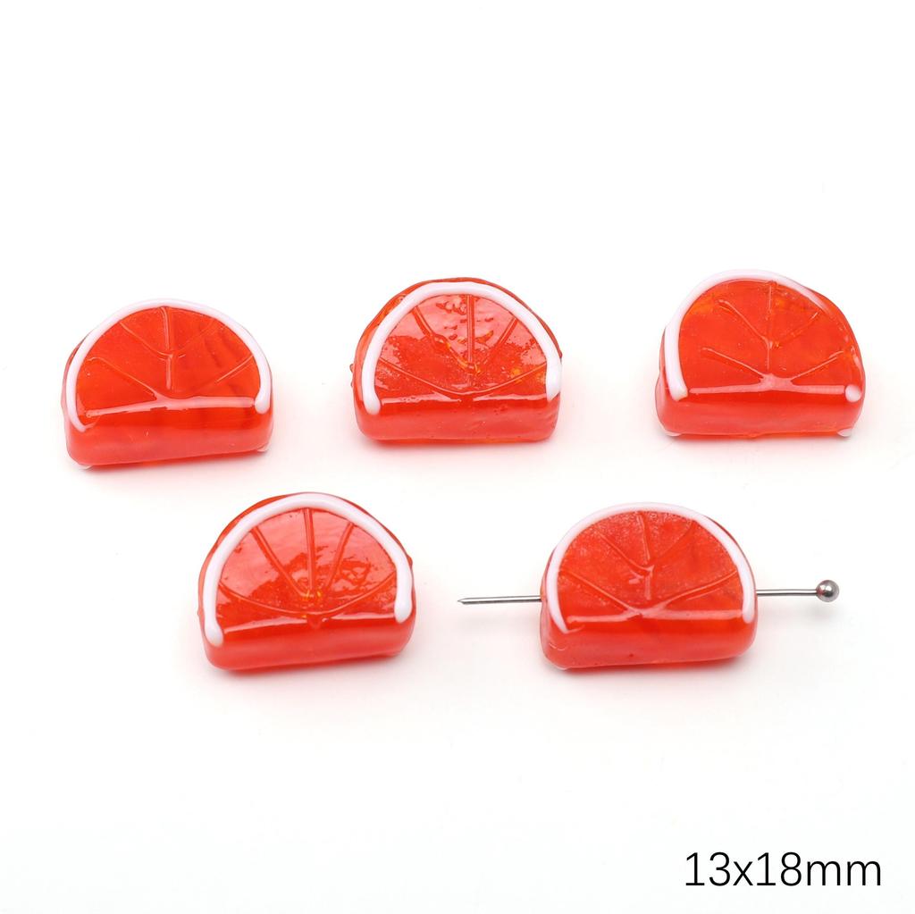 Glass Beads Fruit Charm For DIY Necklace Bracelet Earrings Jewelry Making Craft Accessories