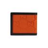 Gucci Off The Grid Presbyopia Logo Front Logo Nylon Leather Wallet Men's Orange/Black