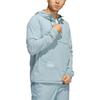 adidas Einfarbiger Logo-Kapuzenpullover mit Kordelzug Herren Oberteile Blau HB6431