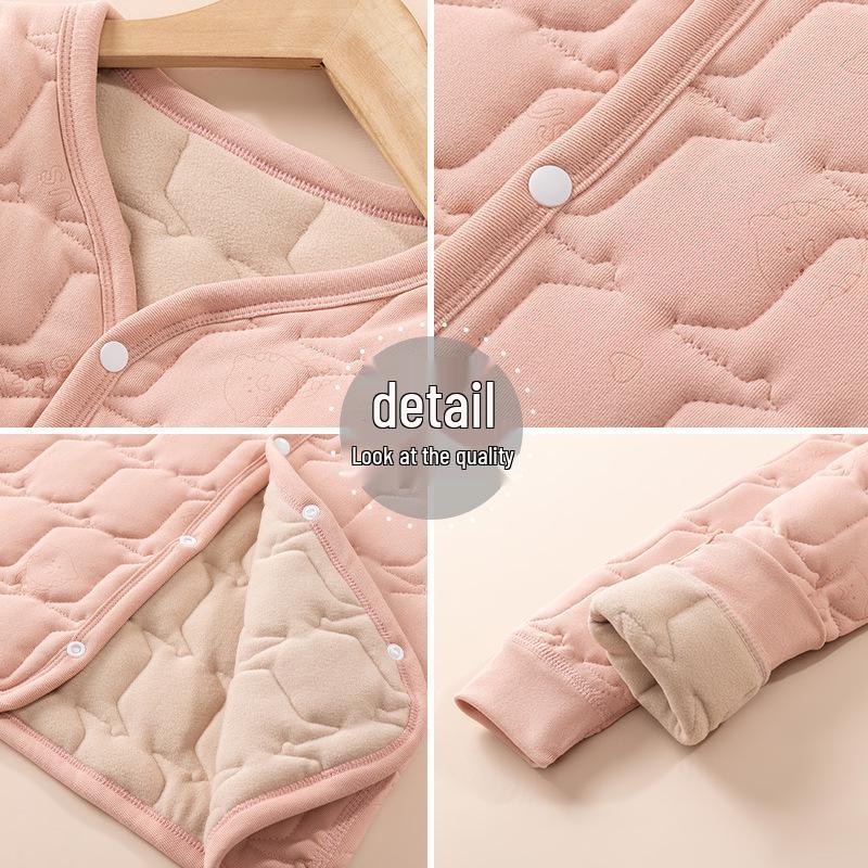 Kids' Cotton-Padded Winter Jacket: Warm Inner Layer for Boys and Girls, Ideal for School Uniforms