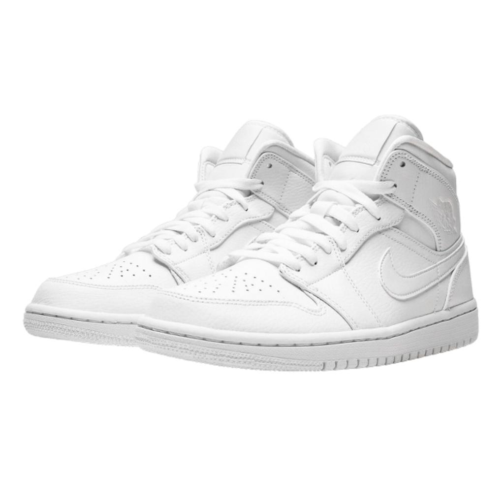 Air Jordan 1 Mid Triple White