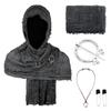 Cloak Costume Cape with Damaged Scarf Cosplay Prop for Men Women Adults Halloween - for Halloween Parties and Cosplay Events