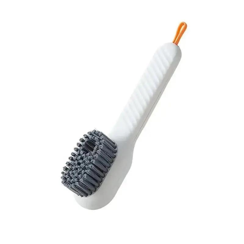 New Clean Brush Soft Bristled Liquid Shoe Brush Long Handle Brush Clothes Brushs Shoe Clothing Board Brushs Household Clean Tool