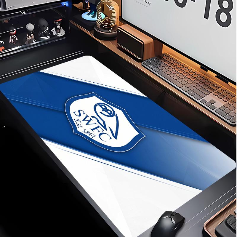 Sheffield Wednesday Football Pattern Mouse Pad Non?Slip Rubber Base Gaming Mousepad For Desk Office Home