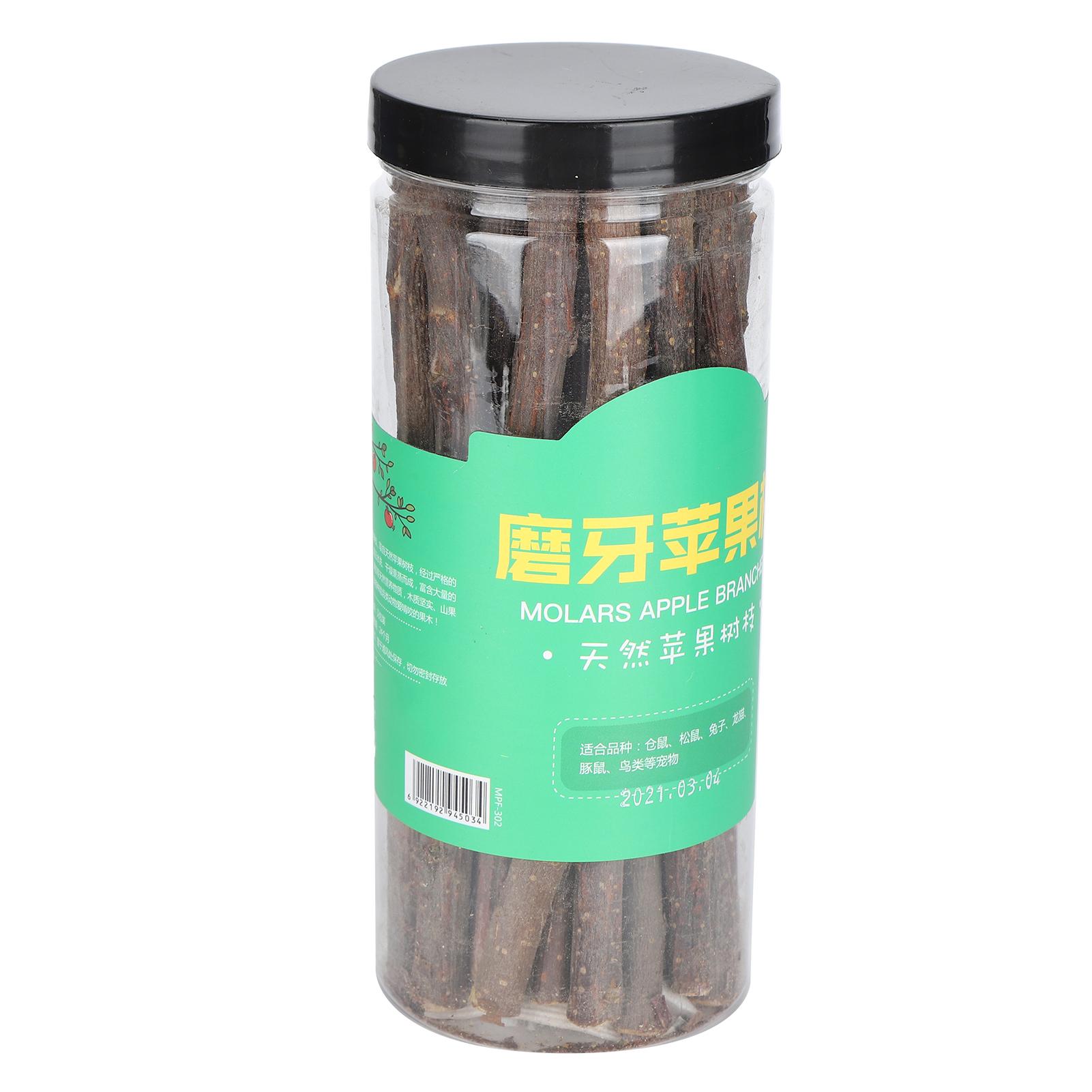 

Pet Hamster Natural Applesticks Chew Toys Molar Teeth Grinding Toy for Rabbits Hamster