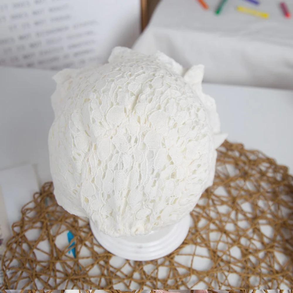 Flower Lace Baby Princess Hat Lace Princess Hat with Large Brim Cute Lace Baby Cap