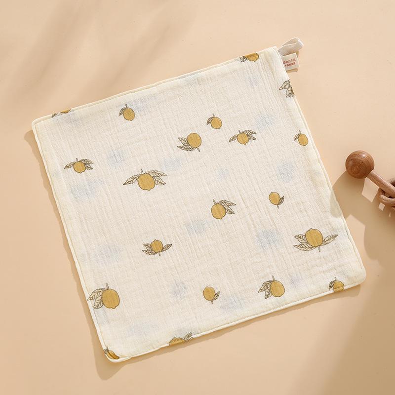 Newborn Baby Pure Cotton Gauze Washcloth - Class A Print