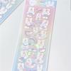 Gukka Korean Cute Rabbit & Four-Leaf Clover Glitter Stickers - Pudding & Rainbow DIY Stanning Set