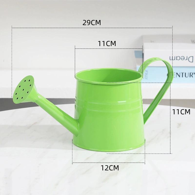 Metal Watering Can Garden Flower Kettle Mini Small Water Spraying Pot Sprinkle With Large Capacity For Kids Adult