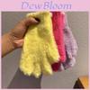 Winter Korean Style Plush Gloves With Touchscreen Function For Student Fashion