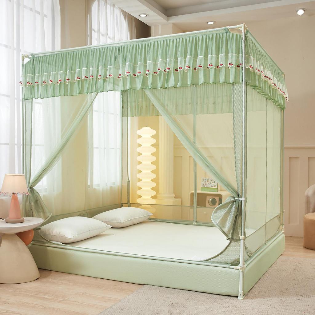 Class A Lace Anti-Fall Mosquito Net: Stylish Three-Door Bed Canopy for Kids' Bedrooms, 2026 Edition