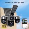 V380 Solar-Powered Wireless Outdoor HD Security Camera with Mobile Remote Control