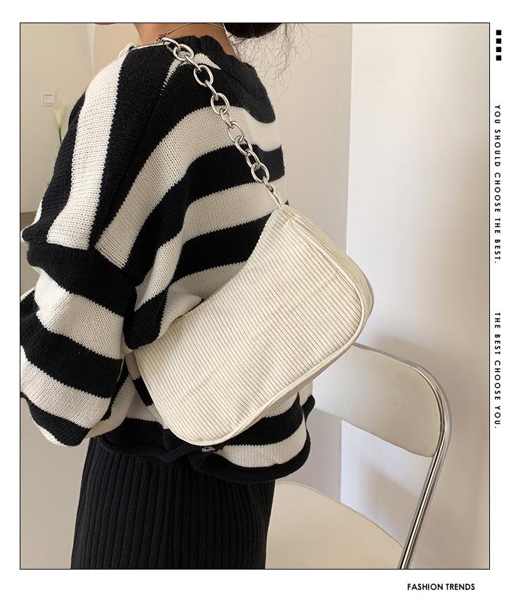2025 Sommer Damen Vielseitige Umhänge-Ketten-Tasche – Schlichtes, Minimalistisches Ein-Schulter-Design